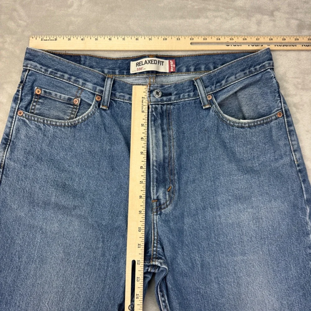 Vintage Levis 550 Jeans Mens‎ 36x32 Blue Faded Loose Baggy Relaxed Fit 90s Y2K